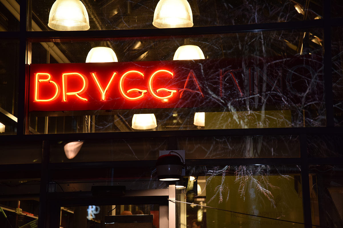 Brygga Kino – sett fra utsiden torsdag 5. januar 2017. Foto: John Berge, KINOMAGASINET.no ©