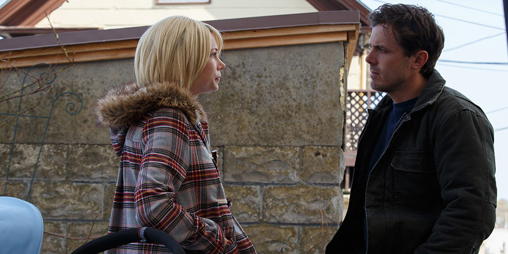 Randi (Michelle Williams) og Lee Chandler (Casey Affleck) i en scene fra Manchester by the Sea.